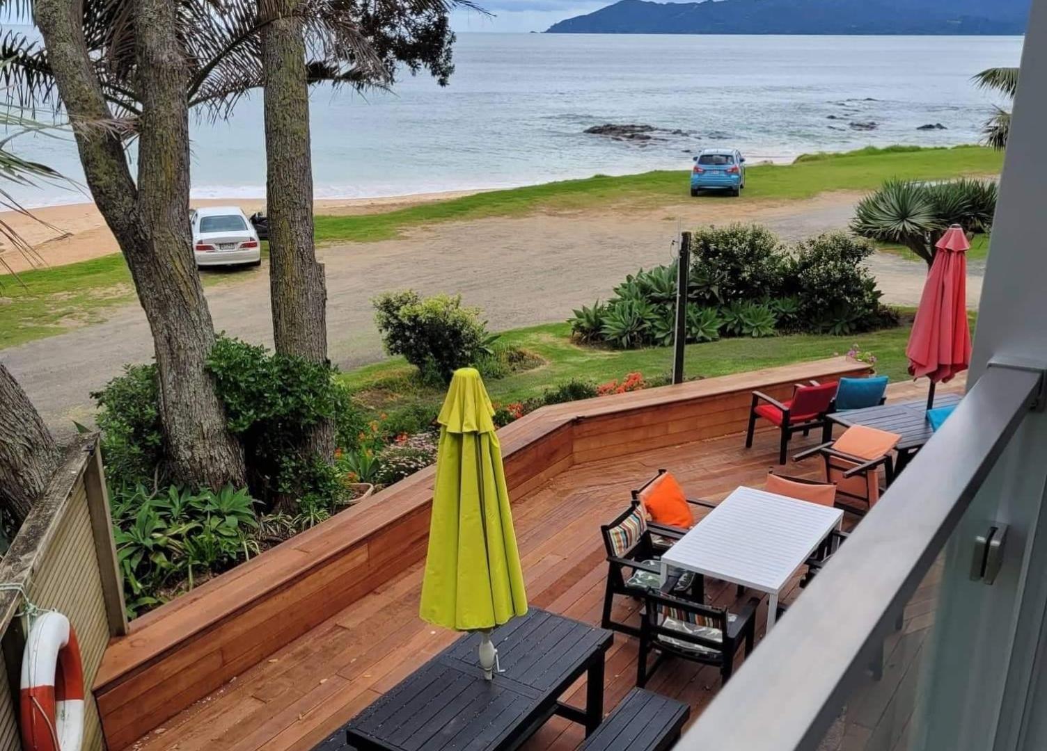 Driftwood Lodge Beachfront, Cable Bay, Northland Coopers Beach Ruang foto
